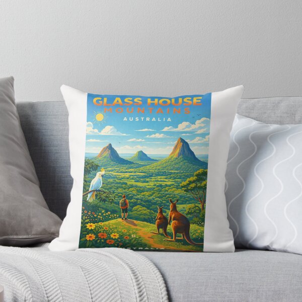 Item preview, Glass House Mountains Queensland – Mount Tibrogargan and Sunshine Coast Hinterland designed and sold by Places On Earth.