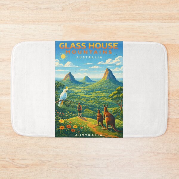 Item preview, Glass House Mountains Queensland – Mount Tibrogargan and Sunshine Coast Hinterland designed and sold by Places On Earth.