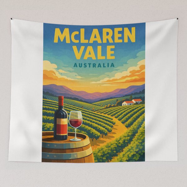 Item preview, McLaren Vale South Australia – Fleurieu Peninsula Vineyards and Willunga Hills designed and sold by Places On Earth.