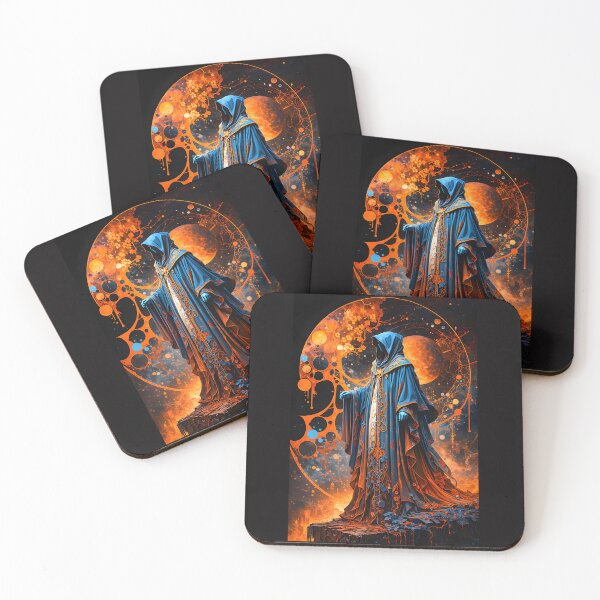Item preview, Celestial Guardian – Cosmic Fantasy Sci-Fi Mystic Artwork designed and sold by ANIARTONLINE.