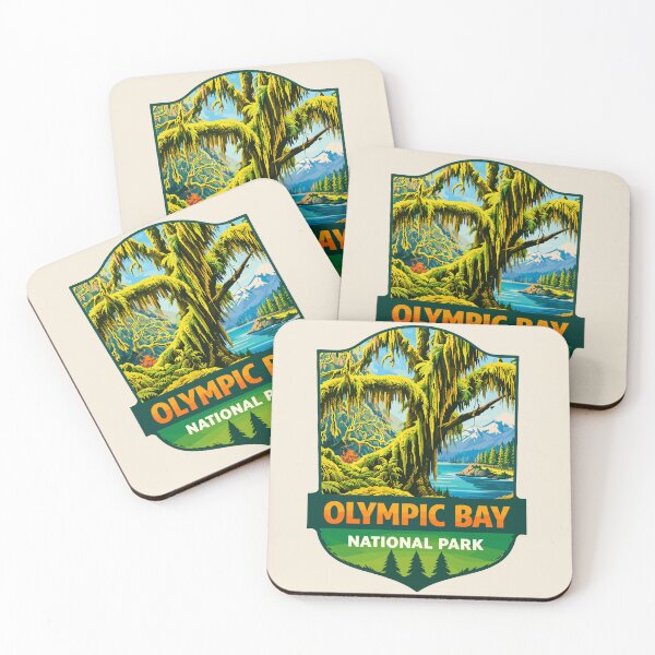 Item preview, Olympic National Park Sticker, Washington Poster designed and sold by Gideon Emmerich.