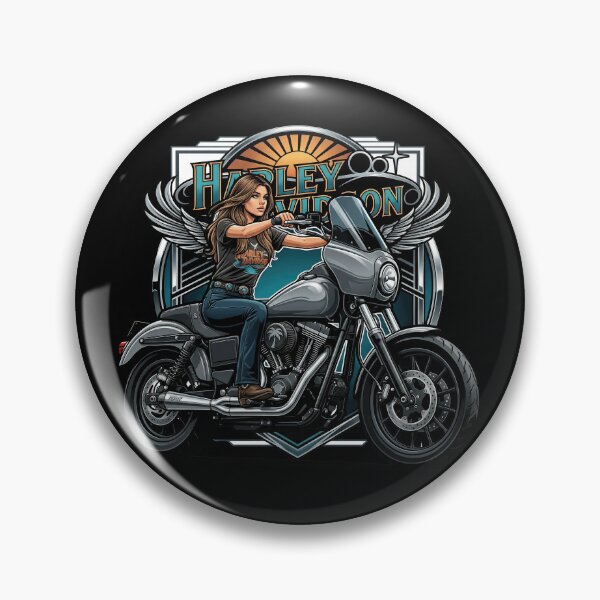 Item preview, Harley Davidson Dark Rider Custom Motorcycle Illustration designed and sold by enzoade.