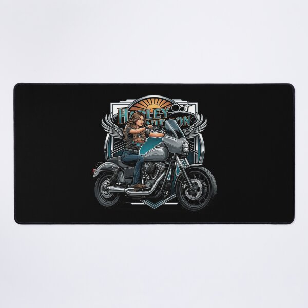 Item preview, Harley Davidson Dark Rider Custom Motorcycle Illustration designed and sold by enzoade.