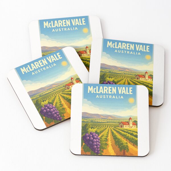 Item preview, McLaren Vale South Australia – Fleurieu Peninsula Vineyards and Gulf St Vincent designed and sold by Places On Earth.