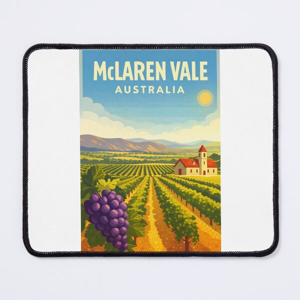 Item preview, McLaren Vale South Australia – Fleurieu Peninsula Vineyards and Gulf St Vincent designed and sold by Places On Earth.