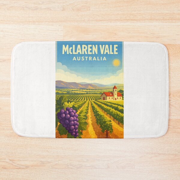 Item preview, McLaren Vale South Australia – Fleurieu Peninsula Vineyards and Gulf St Vincent designed and sold by Places On Earth.