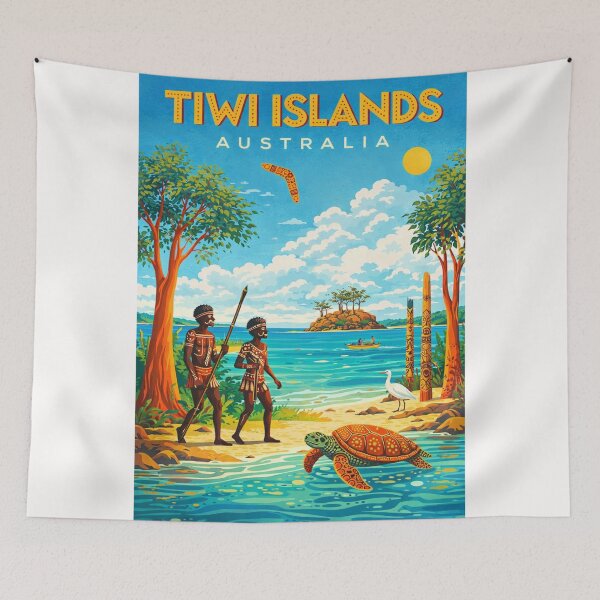 Item preview, Tiwi Islands Northern Territory – Bathurst Island, Melville Island and Arafura Sea designed and sold by Places On Earth.