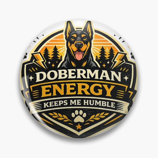 Item preview, Doberman Energy Keeps Me Humble Doberman Gift designed and sold by WildVista.