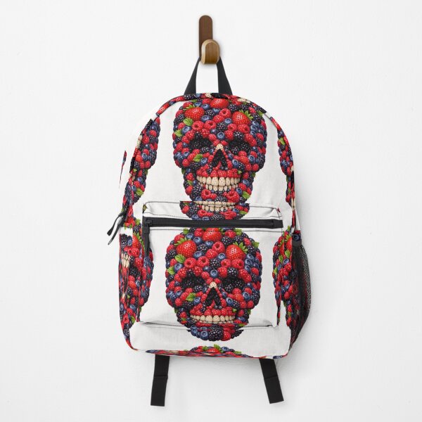 Item preview, Berry Skull Strawberry Blueberry Fruit Humor Design designed and sold by Pawsome Quotes.