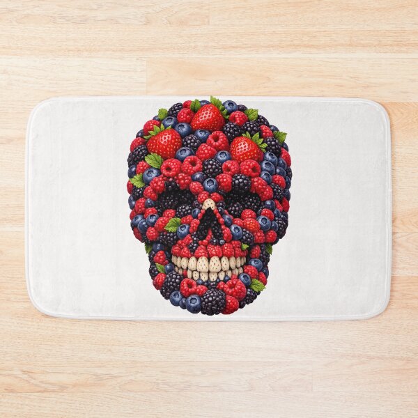 Item preview, Berry Skull Strawberry Blueberry Fruit Humor Design designed and sold by Pawsome Quotes.