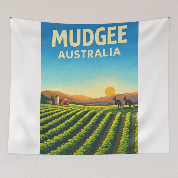 Item preview, Mudgee New South Wales – Central Tablelands Wine Region, Cudgegong River and Blue Mountains Hinterland designed and sold by Places On Earth.