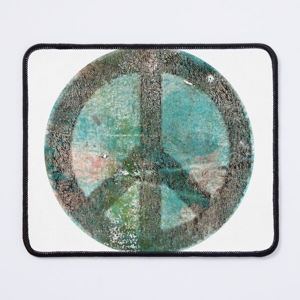 Item preview, Peace Sign Tie Die Faded Art Print Painting designed and sold by mondayvalov.