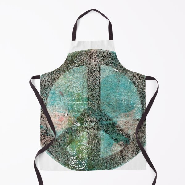Item preview, Peace Sign Tie Die Faded Art Print Painting designed and sold by mondayvalov.