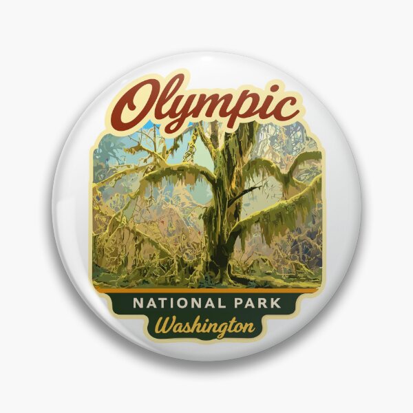 Item preview, Olympic National Park Sticker, Poster, Washington Poster designed and sold by Gideon Emmerich.