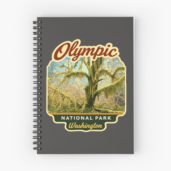 Item preview, Olympic National Park Sticker, Poster, Washington Poster designed and sold by Gideon Emmerich.