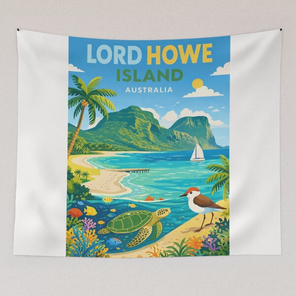Item preview, Lord Howe Island New South Wales – Mount Gower, Ball’s Pyramid and Lord Howe Island Marine Park designed and sold by Places On Earth.