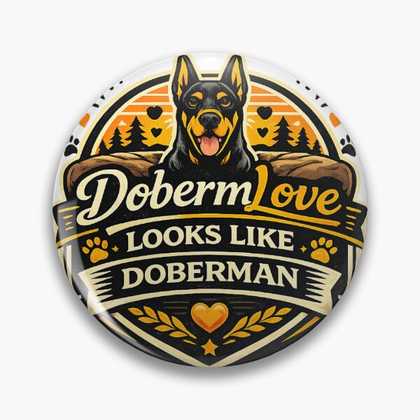 Item preview, Love Looks Like Doberman Sweet Doberman Gift designed and sold by WildVista.