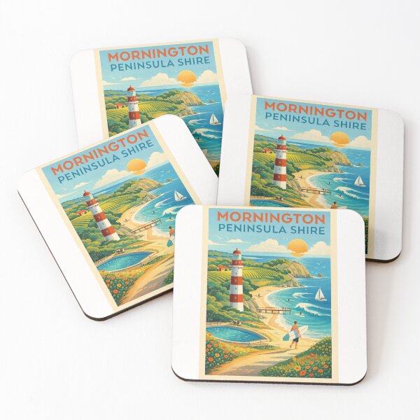 Item preview, Mornington Peninsula Shire Victoria – Portsea Lighthouse, Sorrento and Port Phillip Bay Coastline designed and sold by Places On Earth.