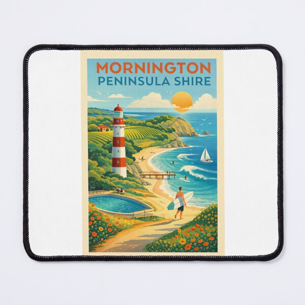 Item preview, Mornington Peninsula Shire Victoria – Portsea Lighthouse, Sorrento and Port Phillip Bay Coastline designed and sold by Places On Earth.