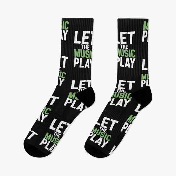 Item preview, Let The Music Play Modern Typography Music Lover designed and sold by DrukNaStyl.