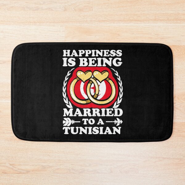 Item preview, Happiness Is Being Married To A Tunisian   designed and sold by GabbyKash.