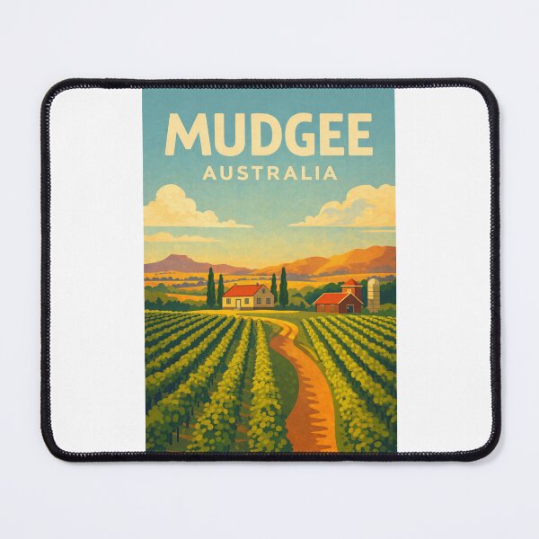 Item preview, Mudgee New South Wales with Central Tablelands Wine Region designed and sold by Places On Earth.