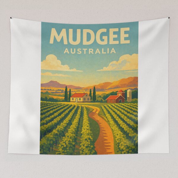 Item preview, Mudgee New South Wales with Central Tablelands Wine Region designed and sold by Places On Earth.