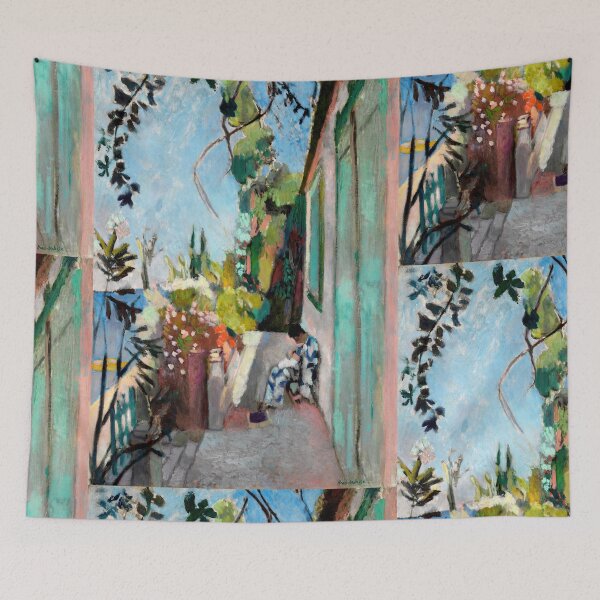 Item preview, The Terrace St Tropez by Henri Matisse: Fauvist Mediterranean Garden Poster designed and sold by artofuniverse.