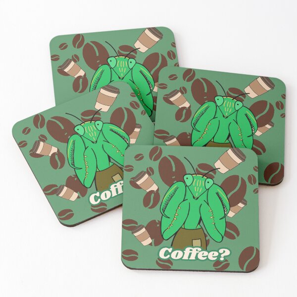 Item preview, Barista Mantis! - A Derpybird Design designed and sold by YOjosie.