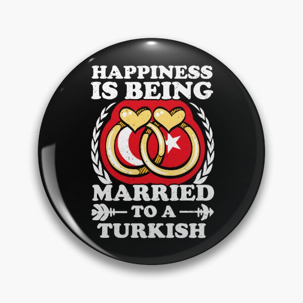 Item preview, Happiness Is Being Married To A Turkish designed and sold by GabbyKash.
