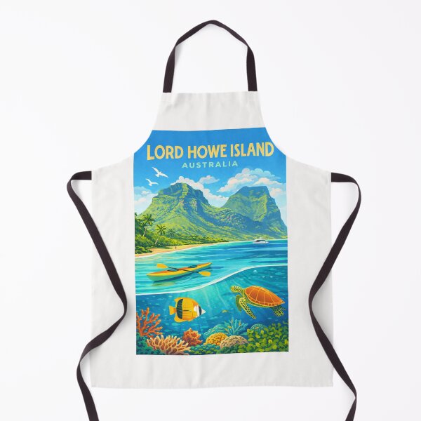 Item preview, Lord Howe Island New South Wales with Mount Gower and Marine Park designed and sold by Places On Earth.