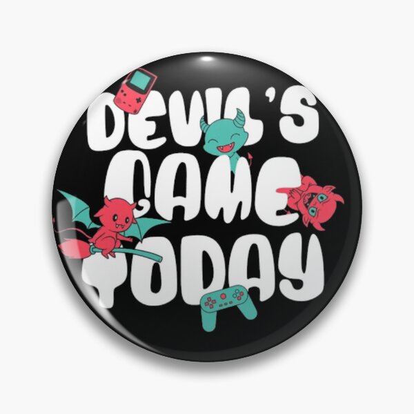Item preview, Devil's Game Today Retro Gaming - Cute Kawaii Demon Art designed and sold by GenZFashion000.