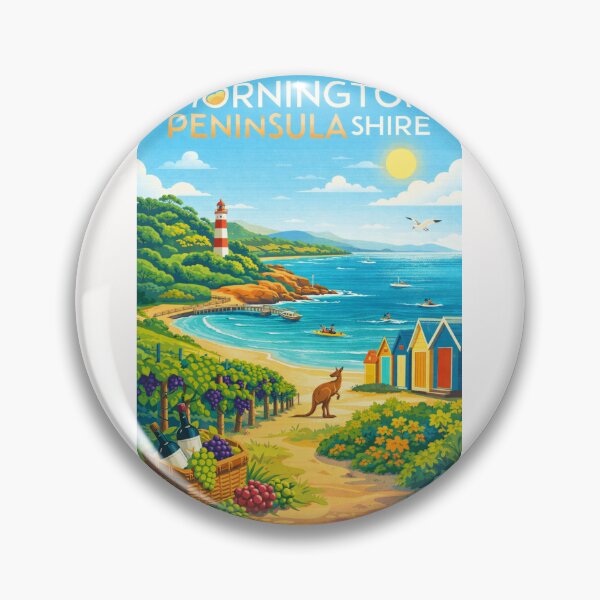 Item preview, Mornington Peninsula Shire Australia – Portsea Lighthouse, Sorrento and Port Phillip Bay Coastline designed and sold by Places On Earth.