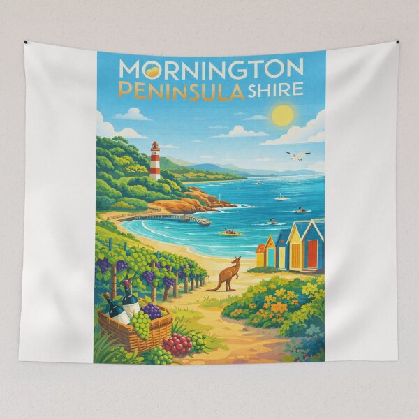 Item preview, Mornington Peninsula Shire Australia – Portsea Lighthouse, Sorrento and Port Phillip Bay Coastline designed and sold by Places On Earth.