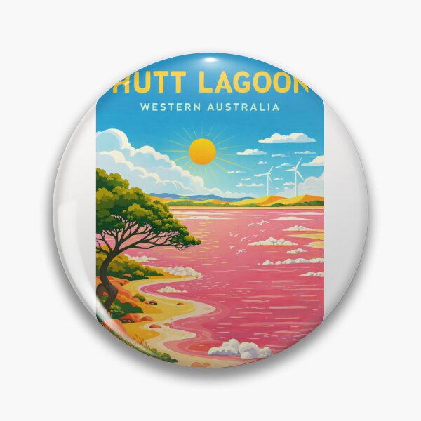 Item preview, Hutt Lagoon Western Australia – Port Gregory Pink Lake and Coral Coast designed and sold by Places On Earth.