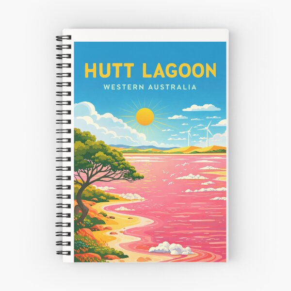 Item preview, Hutt Lagoon Western Australia – Port Gregory Pink Lake and Coral Coast designed and sold by Places On Earth.