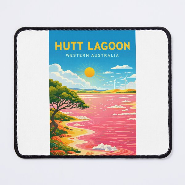 Item preview, Hutt Lagoon Western Australia – Port Gregory Pink Lake and Coral Coast designed and sold by Places On Earth.