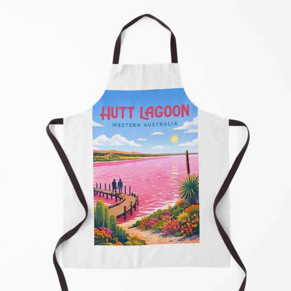 Item preview,  Hutt Lagoon Western Australia With Port Gregory Pink Lake designed and sold by Places On Earth.