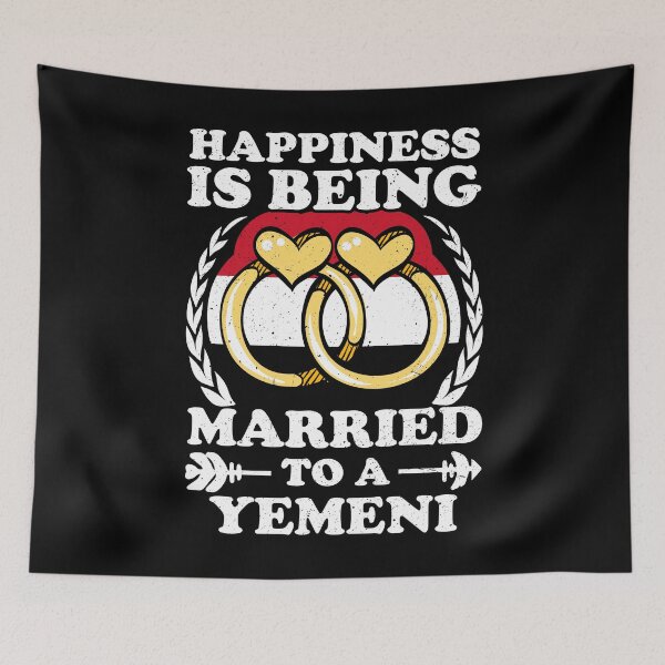 Item preview, Happiness Is Being Married To A Yemeni designed and sold by GabbyKash.
