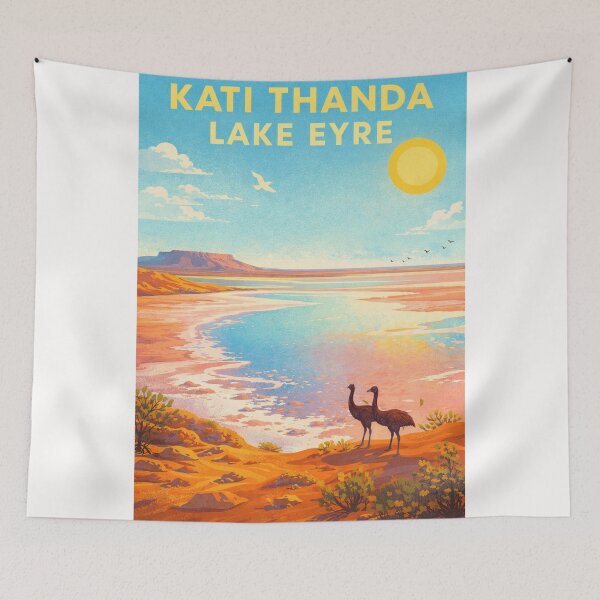 Item preview, Kati Thanda–Lake Eyre South Australia – Lake Eyre Basin, Marree and William Creek Outback Landscape designed and sold by Places On Earth.