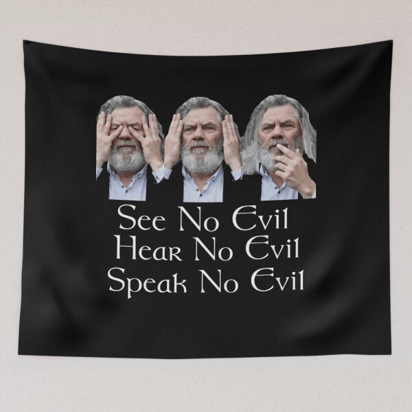 Item preview, See No Evil Hear No Evil Speak No Evil Gerry Hutch designed and sold by Flirt-Teez.