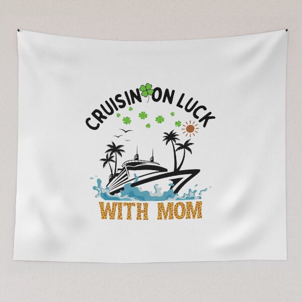 Item preview, Cruising On Luck With Mom St Patricks Day Family Cruise Shirt designed and sold by MotivaChic.