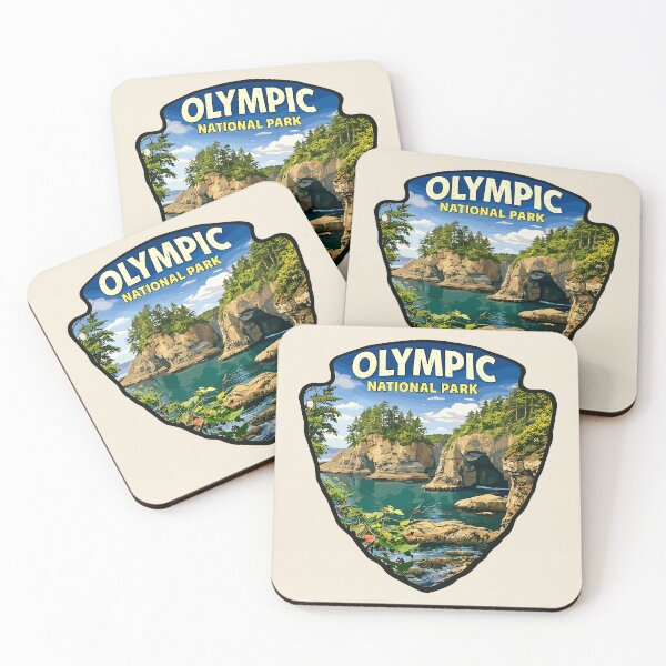 Item preview, Olympic National Park Sticker designed and sold by Gideon Emmerich.