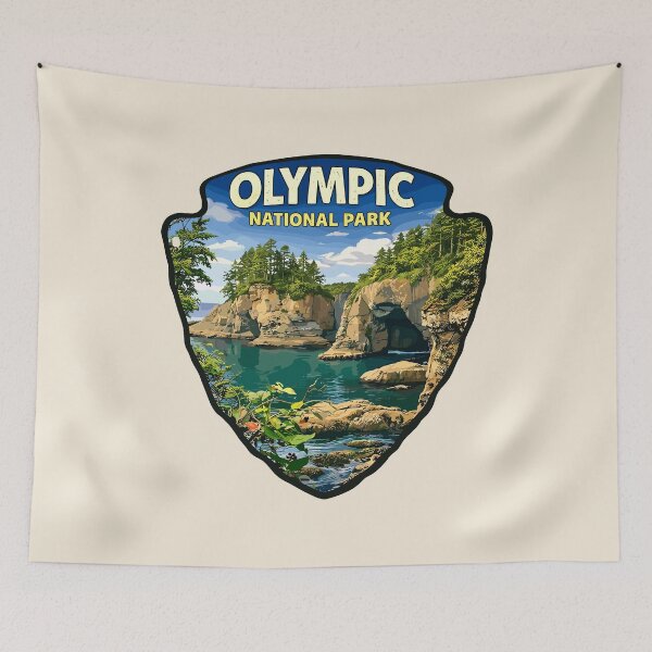 Item preview, Olympic National Park Sticker designed and sold by Gideon Emmerich.