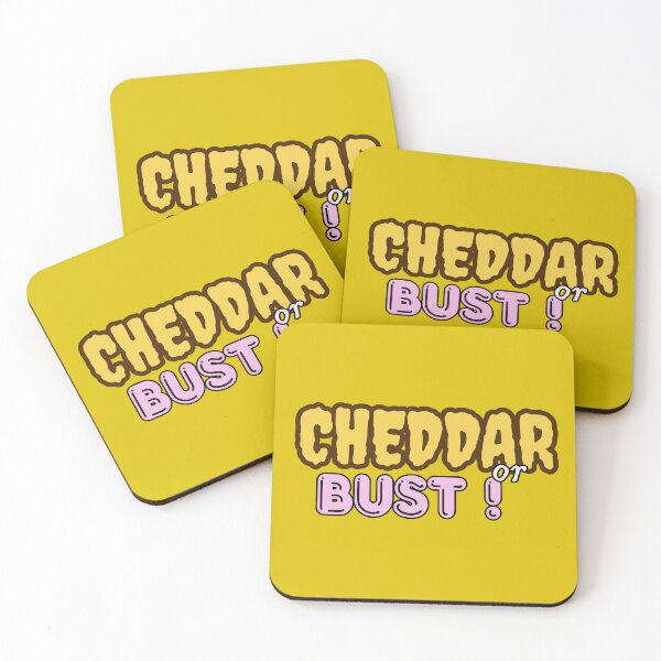 Item preview, Cheddar or Bust – Funny Cheese Lover Food Pun Design designed and sold by 8-Maxwell-8.