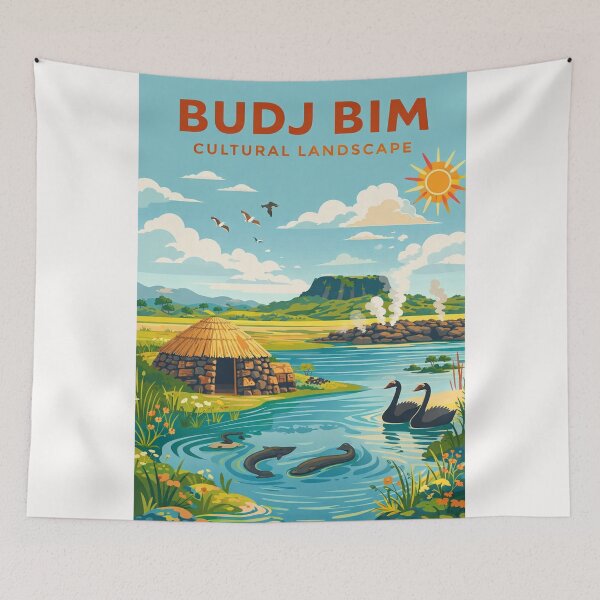 Item preview, Budj Bim Cultural Landscape Victoria – Gunditjmara Country, Lake Condah and Mount Eccles designed and sold by Places On Earth.