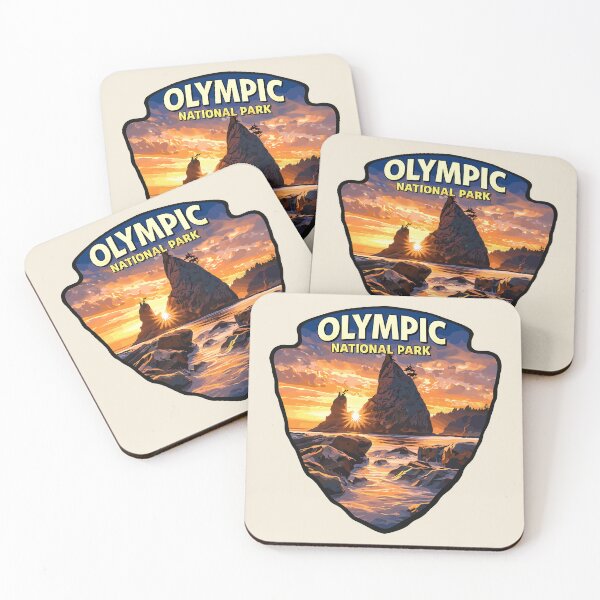 Item preview, Olympic National Park Poster designed and sold by Gideon Emmerich.