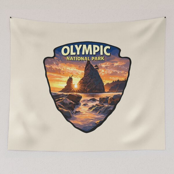 Item preview, Olympic National Park Poster designed and sold by Gideon Emmerich.