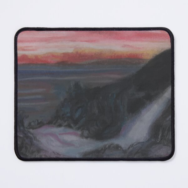 Item preview, Scenic Waterfall Chalk Drawing designed and sold by rachelmcintyreart.