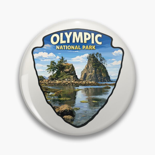 Item preview, Olympic National Park Sticker, Washington Poster designed and sold by Gideon Emmerich.